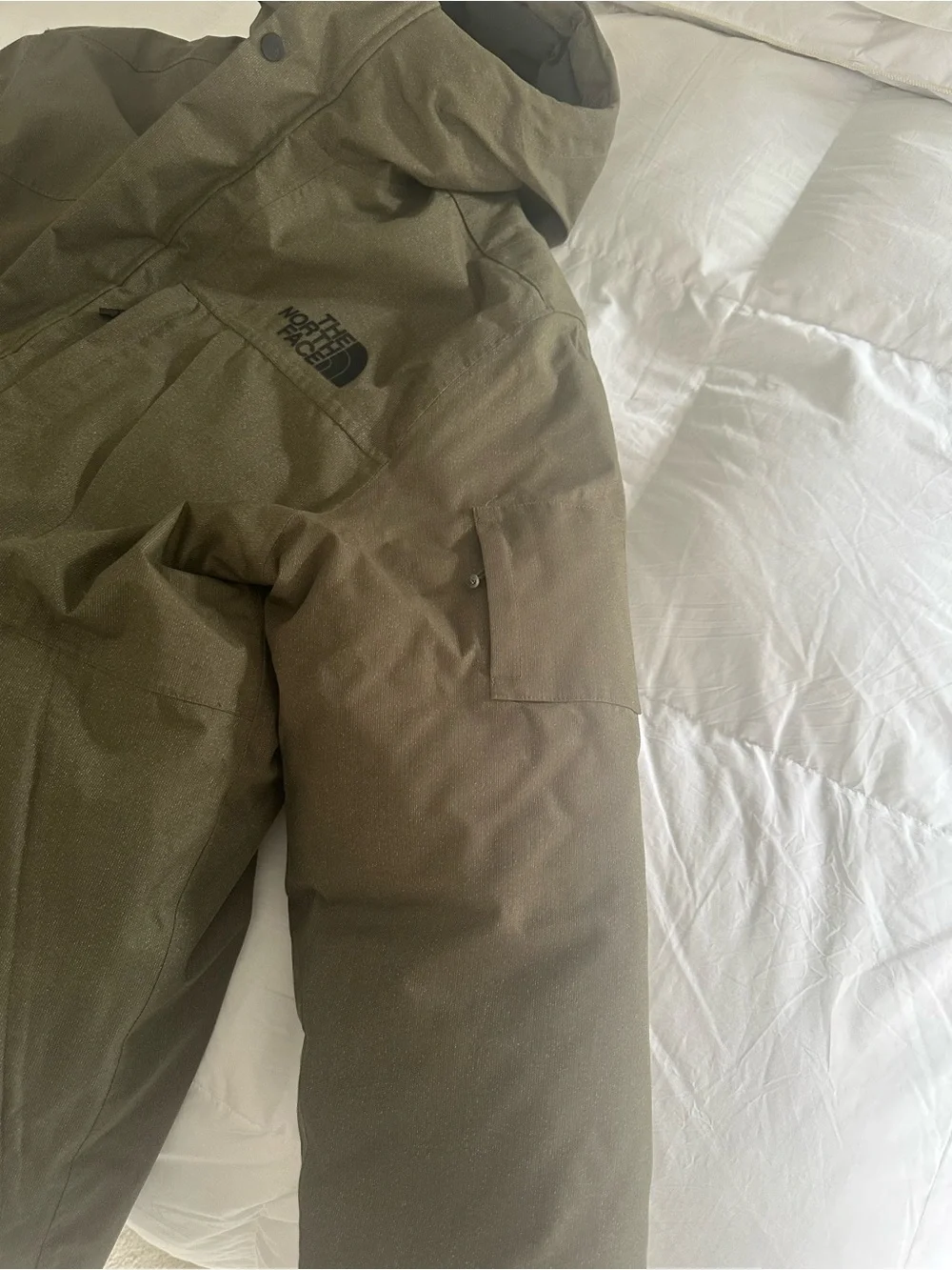 The North Face Olive Hooded Down Parka